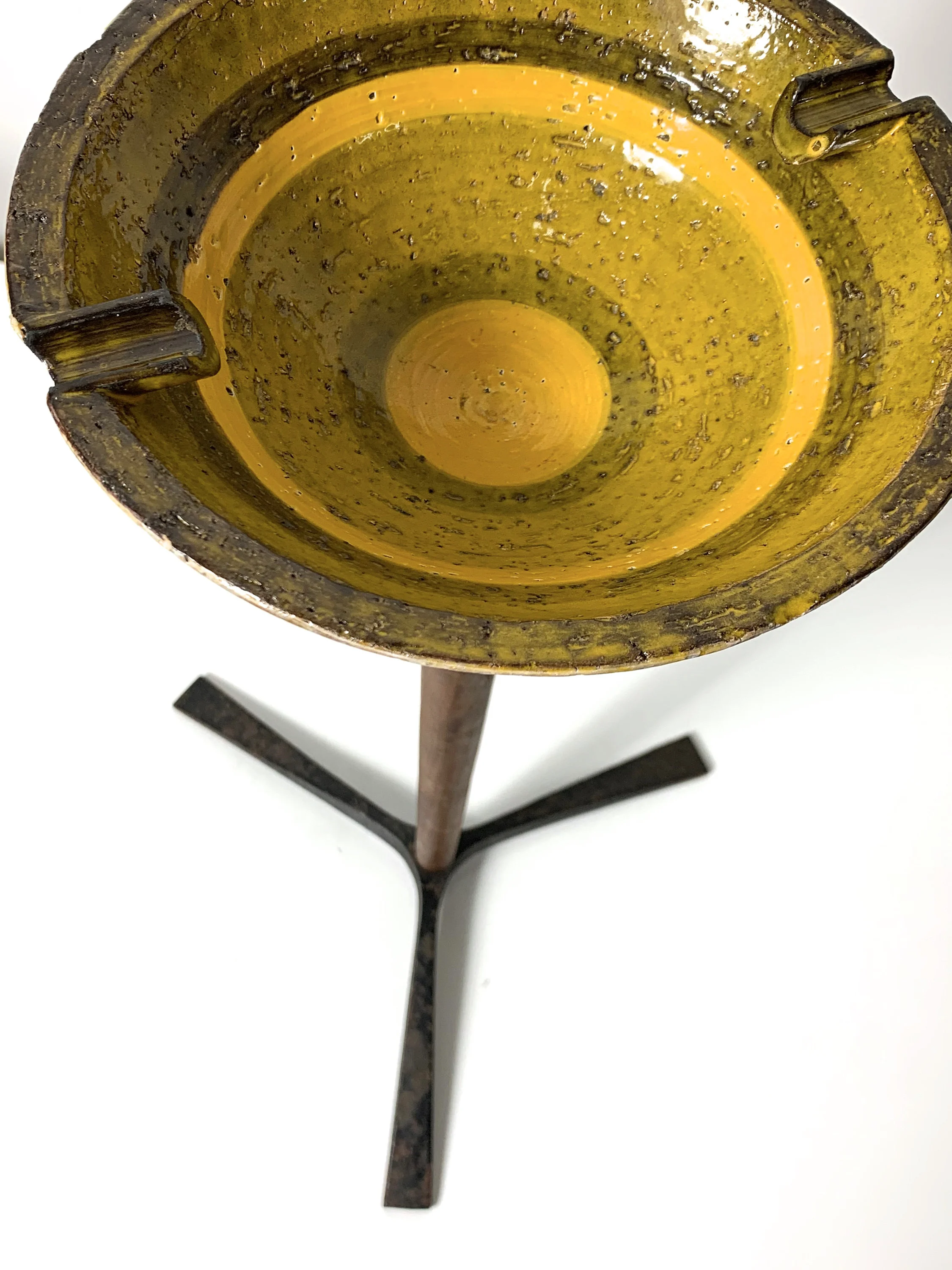 Rare Aldo Londi Bitossi Ashtray on Tripod Stand circa 1960s — The